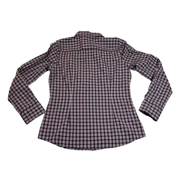 Levi's Women's Plaid Button Up Shirt Size Medium Western Casual Rodeo Multicolor - Picture 2 of 9